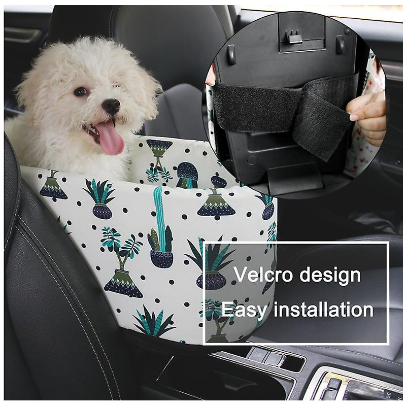 Portable Dog Vehicle Armrest Box Carrier