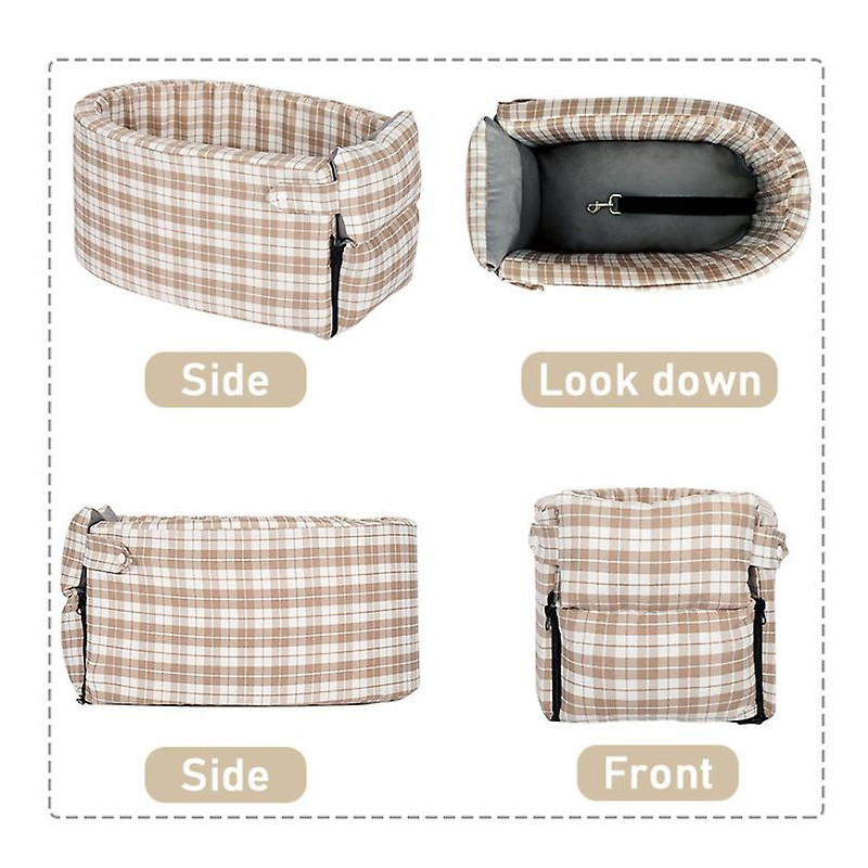 Portable Dog Vehicle Armrest Box Carrier