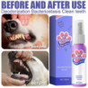 Petry Oral Spray, Pet Breath Freshener Spray Care Cleaner, Élimine la mauvaise haleine, cible le tartre et la plaque