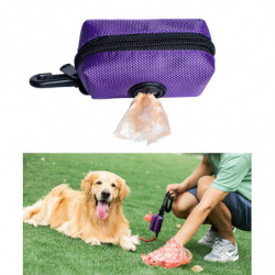 Pet Poop Waste Bag Dispenser Garbage Holder Puppy Poo Bag For Walking Purple Pet Poop Waste Bag Dispenser Garbage Holder Puppy Poo Bag For Walking Purple