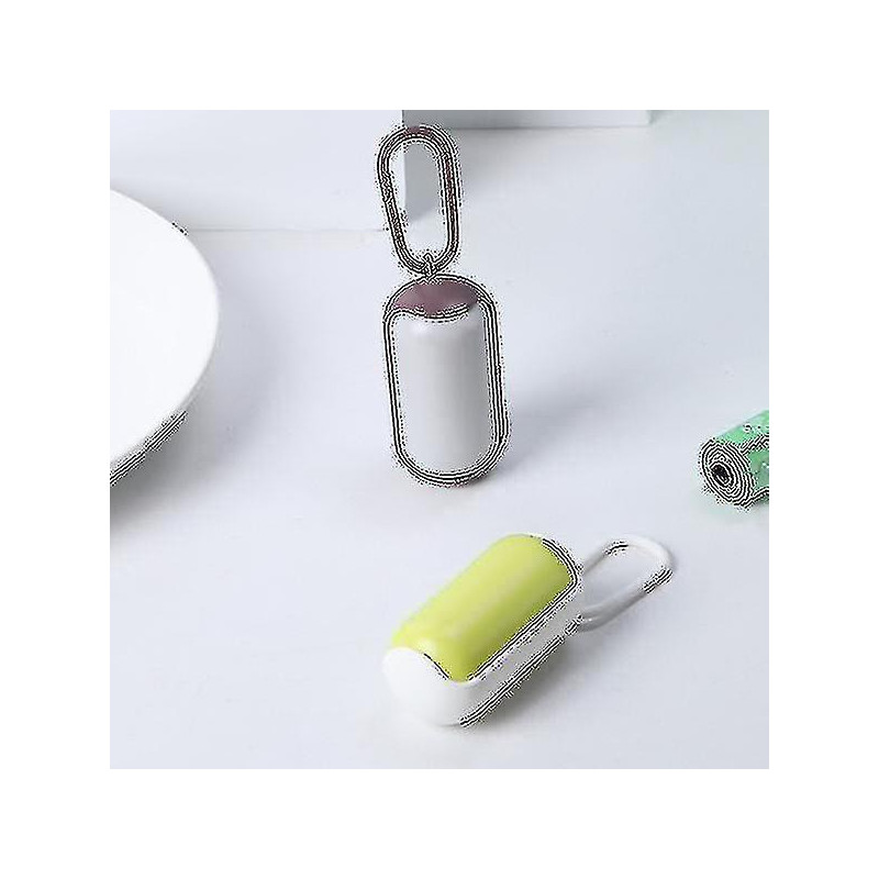 Pet Garbage Bag Dispenser Portable Pet Waste Bag Poop Bag Dispenser For Walking Travel(1 Piece,green)