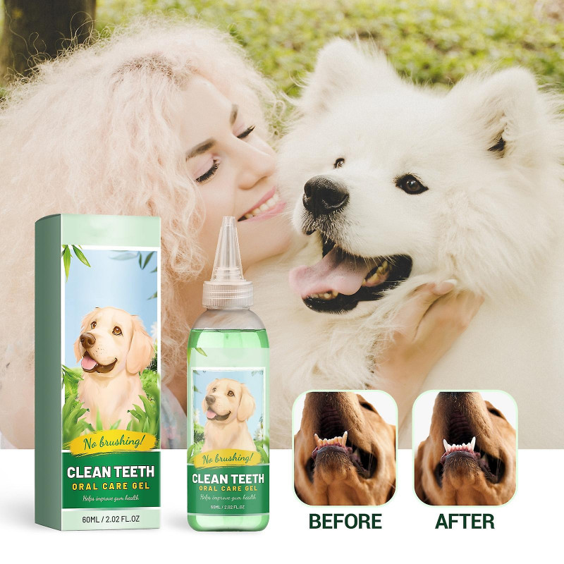 Pet Dental Fresh Gel, Dog Oral Care Gel Mouthwash Removal Tartar, Dog Teeth Cleaning Breath Freshener Gel Improve [...]
