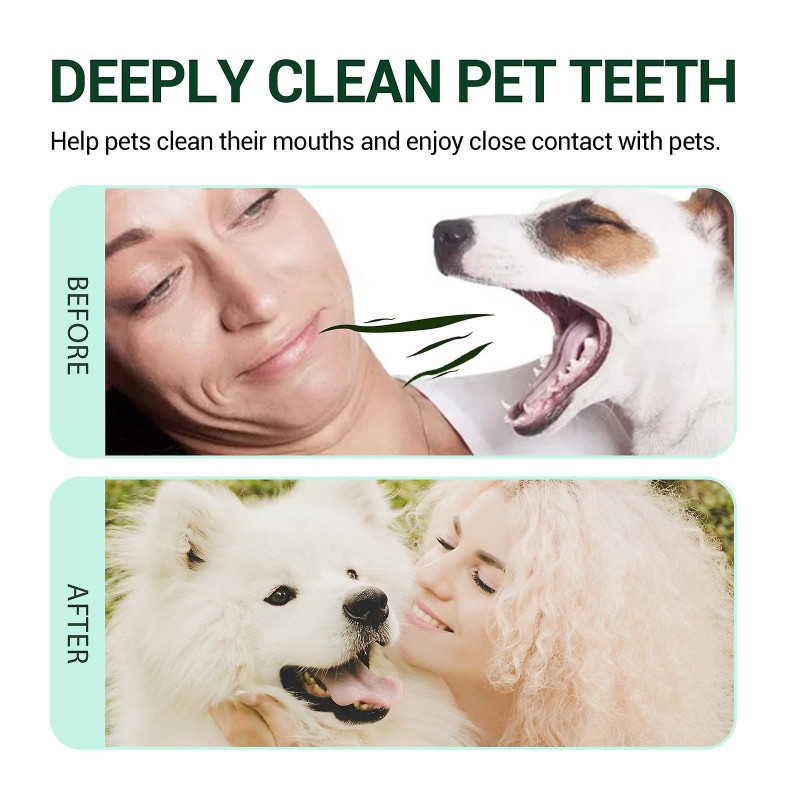 Pet Dental Fresh Gel, Dog Oral Care Gel Mouthwash Removal Tartar, Dog Teeth Cleaning Breath Freshener Gel Improve [...]