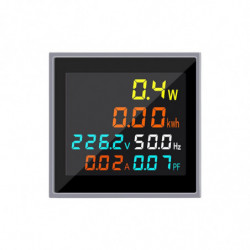 Lcd Ac Voltmeter Ammeter Wattmeter Power Energy Frequency Meter Current Montior Ft