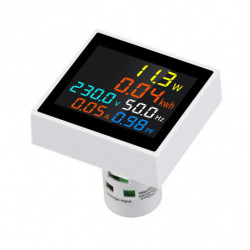 Lcd Ac Voltmeter Ammeter Wattmeter Power Energy Frequency Meter Current Montior Ft