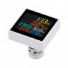 Lcd Ac Voltmeter Ammeter Wattmeter Power Energy Frequency Meter Current Montior Ft