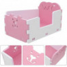 Hamster Toilettes Cochon d’Inde Coin Litière Petit Animal De Compagnie Cage Plateau Pour Chinchilla Furet Rat Rose