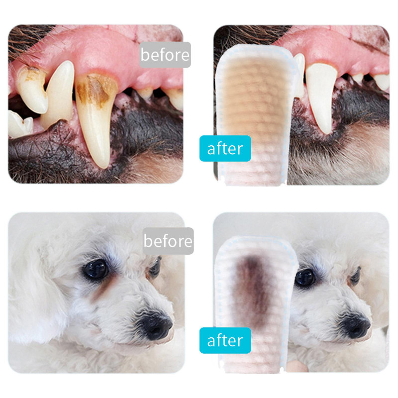 50pcs Dog Teeth Cleaning Wipes, Pet Dental Finger Wipes For Dogs, Pet Oral Cleaning Teeth Wipes Reduces Plaque [...]