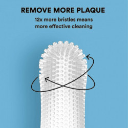 4pcs Brosse à dents à doigts de chien, brosse à dents à doigts pour le nettoyage des dents de chien, brosse à [...]