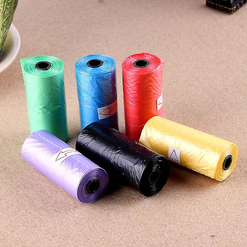 1 Roll Cat Pet Dog Waste Clean Pick Up Caca Poo 15 Sacs Recharges / par Rouleau Animaux produits