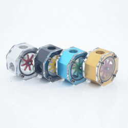 Pc Acrylic Lsj-dbx Digital Octagonal Flow Meter For Water Tank Liquid Cooler