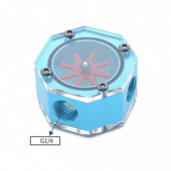 Pc Acrylic Lsj-dbx Digital Octagonal Flow Meter For Water Tank Liquid Cooler