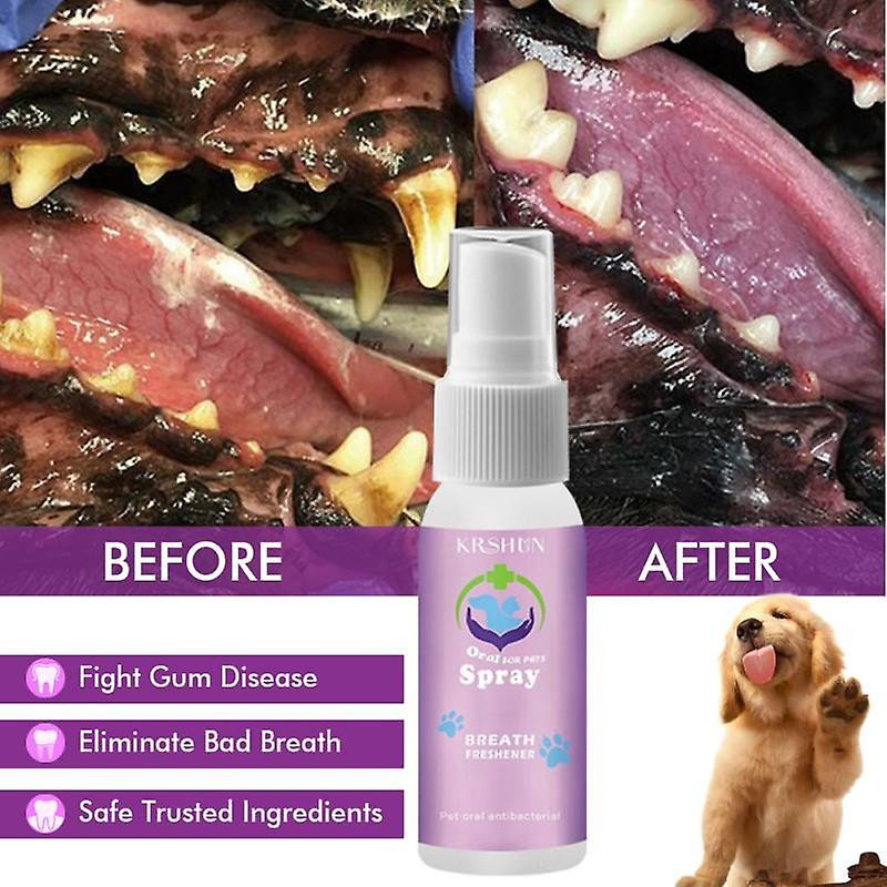 10ml Pet Oral Cleaner Dog Toothbrush Toothpaste Spray Cleaning Mouth Freshener Teeth Clean Breath Bad Naturally [...]