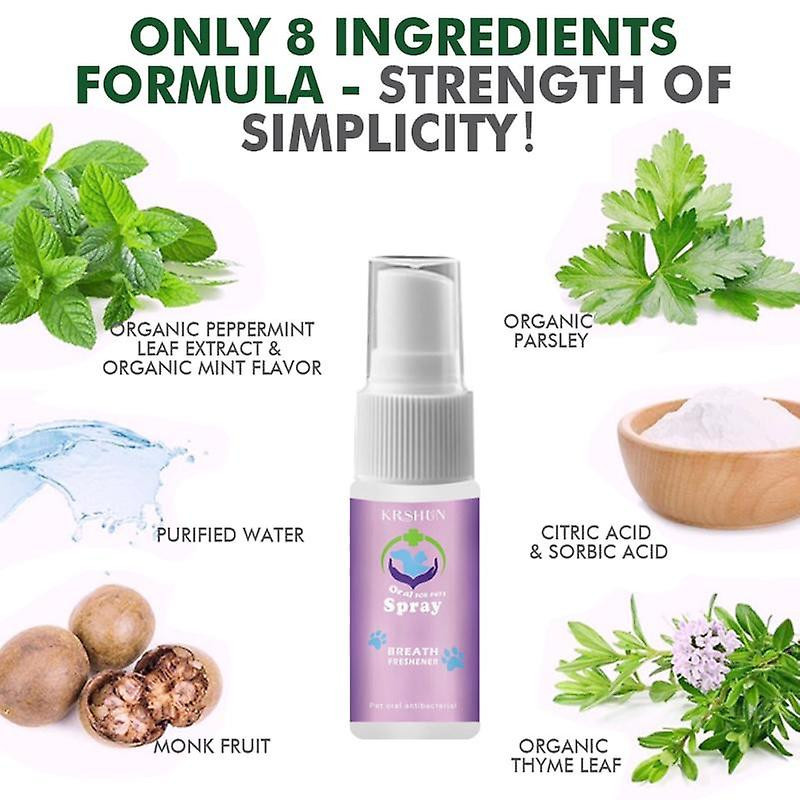 10ml Pet Oral Cleaner Dog Toothbrush Toothpaste Spray Cleaning Mouth Freshener Teeth Clean Breath Bad Naturally [...]