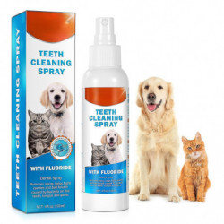 Pet Teeth Cleaning Spray For Dogs & Cats,pet Oral Deodorant Spray Pet Clean Oral Care Spray Eliminate Bad Breath