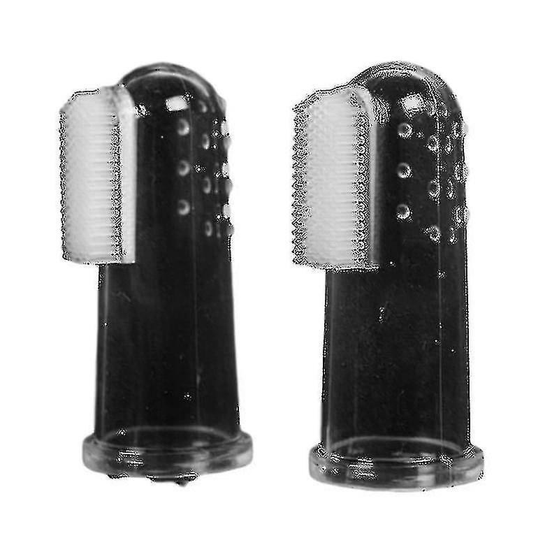 New S Super Soft Finger Teeth Cleaning Toothbrush Tool Toy For Teddy Dog Cat Sm64387