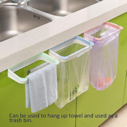 2 Pcs Trash Rack Bin Liners Holder Garbage Bag Hanger For Kitchen Cupboard Tailgate (blue) 2 Pcs Trash Rack Bin Liners Holder Garbage Bag Hanger For Kitchen Cupboard Tailgate (blue)