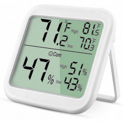 Mini Indoor Thermometer. High Precision Indoor Hygrometer. /switchable. To