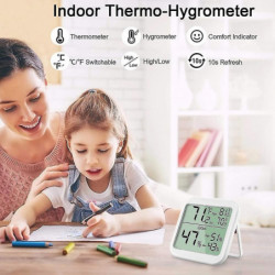 Mini Indoor Thermometer. High Precision Indoor Hygrometer. /switchable. To