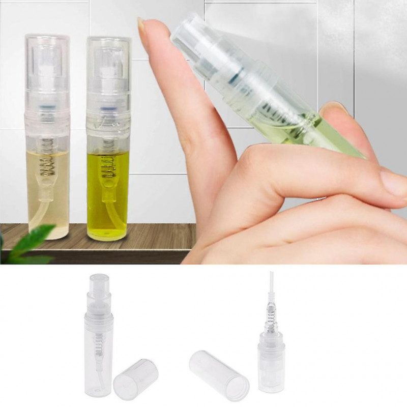 100pcs Refillable Liquid Container Disinfection Atomizer Plastic Empty Bottle