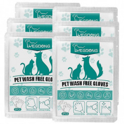 Pet Grooming Glove Wipes Wash Free Cleaning, Soothing & Nourishing Cats & Dogs