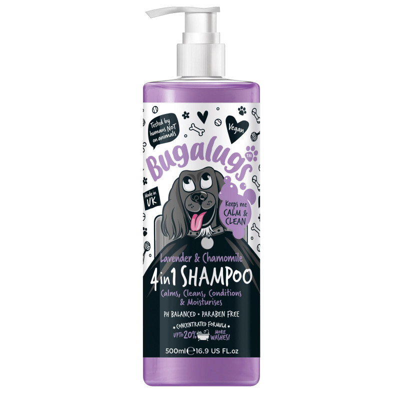 Bugalugs 4 En 1 Lavande & Camomille Pour Chiens 250 ml