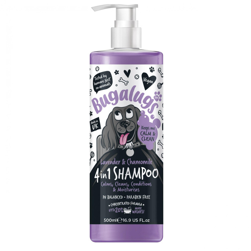 Bugalugs 4 In 1 Lavender & Chamomile For Dogs 500 ml