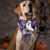 Funny Halloween Cotton Plaid Pet Dog Triangle Scarf - Halloween Fluorescence Pet Dog Cat Gifts
