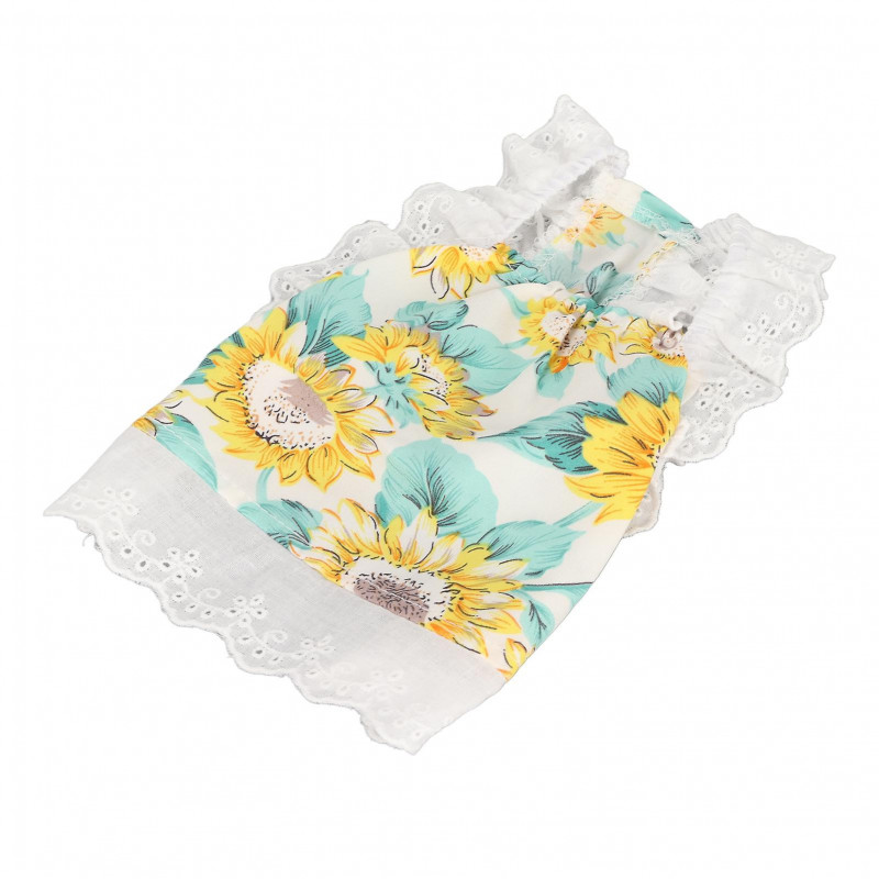 Jupe de tournesol pour animaux de compagnie Protection solaire respirante douce mignonne jupe de chat d’été pour [...]