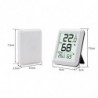 Digital Temperature And Humidity Monitor With Outdoor Sensor - Large Lcd Display