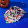 Funny Halloween Cotton Plaid Pet Dog Triangle Scarf - Halloween Fluorescence Pet Dog Cat Gifts
