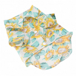 T-shirts d’été pour animaux de compagnie Tournesol Protection solaire Doux Respirable Doux Doux Doux Peau [...]