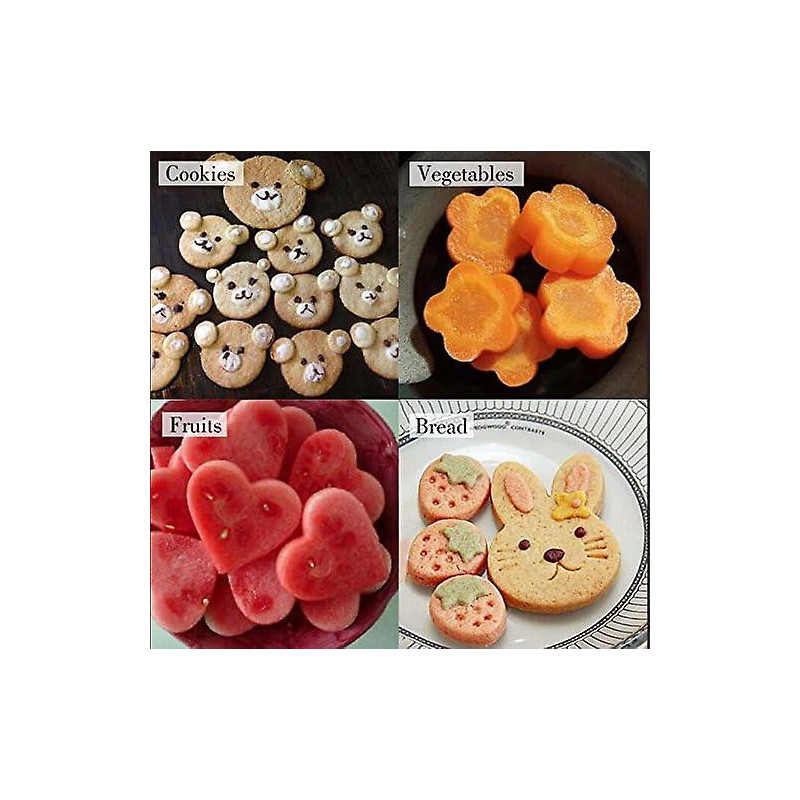 Vegetable Cutter Shapes Set - Food Supplement Tools Accessories Crafts