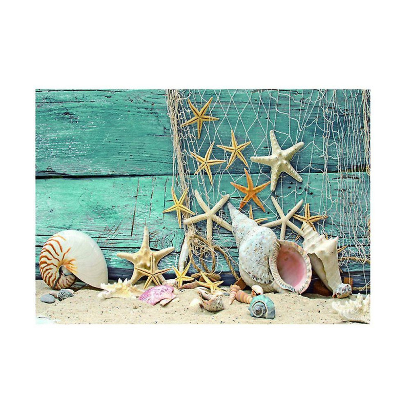 Single Sided Adhesive Aquarium Sticker Background Starfish Sticker 122x61cm