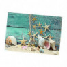 Single Sided Adhesive Aquarium Sticker Background Starfish Sticker 122x61cm