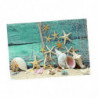 Single Sided Adhesive Aquarium Sticker Background Starfish Sticker 122x61cm