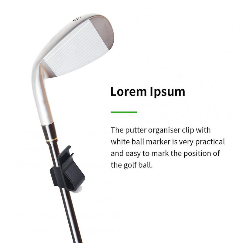 12pcs Golf Putter Clip Bag Organizer Club Holder Outdoor Clamp Small Practical