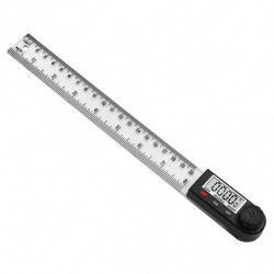 1 Pcs Digital Display Angle Ruler, 2 in 1 Electronic Angle Gauge with Lock Button 0-360 W