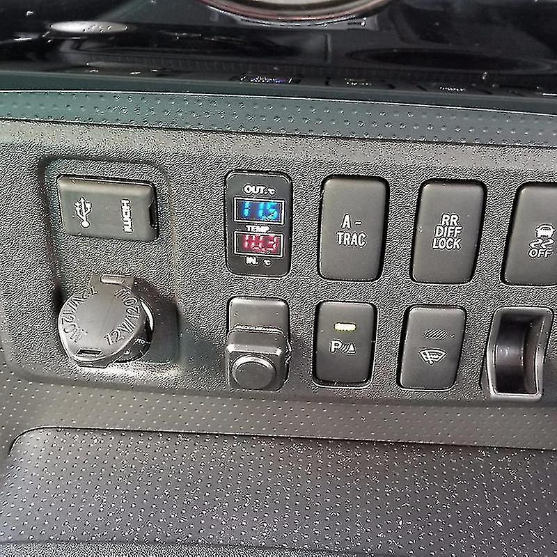 Double affichage de température à l’intérieur et à l’extérieur de la voiture Double capteur de température pour [...]