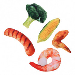 5pcs Funny Pet Bite Toys Simulated Food Shape Pet Toys Stress Relaxing Cat Dog Toys 5pcs Funny Pet Bite Toys Simulated Food Shape Pet Toys Stress Relaxing Cat Dog Toys