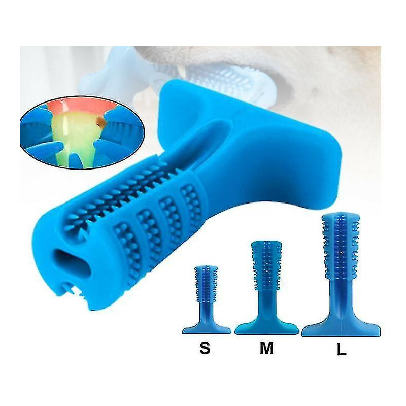 Chien Pet Soins bucco-dentaires Molaire Rod Brosse à dents Caoutchouc Mâcher Morsure dents Brossage Stick_y Haute [...]