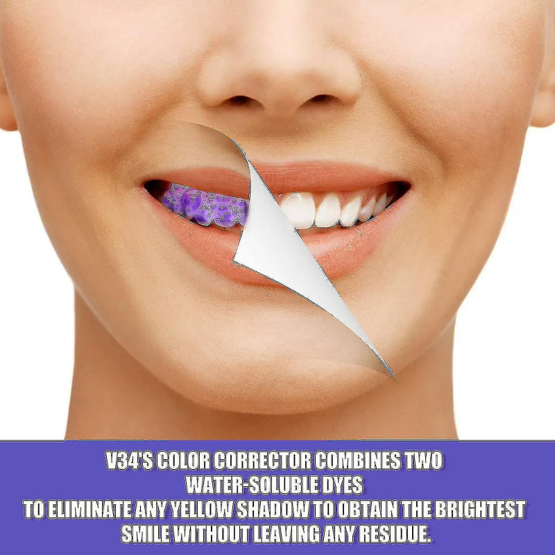 V34 Mousse Tootaste Tooth S Tartre propre Jaune S N Dents Zhexin