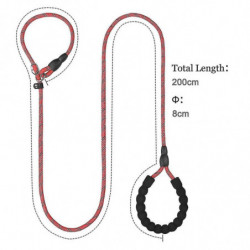 Laisse de chien en laisse réfléchissante pour petit chiot moyen et grand chien t