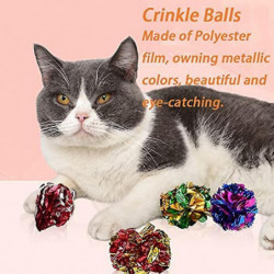 21 Pcs Cat Kitten Toys Set, Tunnels de chat pliables pour chats d’intérieur, int