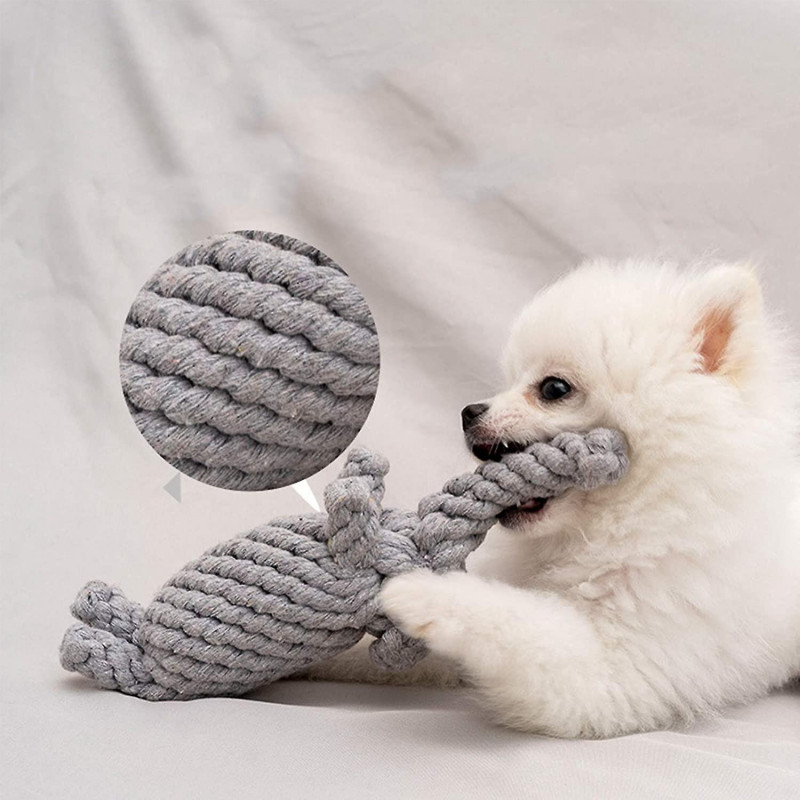 Cotton Rope Dog Toys,pet Teeth Training Toys,avoid Dogs Boredom&relieve Anxiety Dog Chew Toys