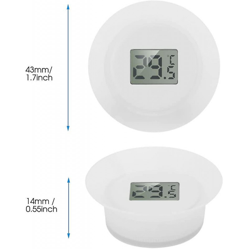 Aquarium Thermometer Waterproof Lcd Digital Temperature Gauge Underwater Temperature Monitor Fish Ta