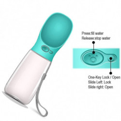 Bouteille d’eau pour chien, bouteille d’eau portable pour animaux de compagnie pour marcher à l’épreuve des fuites Pupp