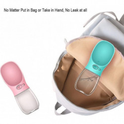 Bouteille d’eau pour chien, bouteille d’eau portable pour animaux de compagnie pour marcher à l’épreuve des fuites Pupp