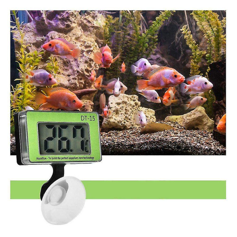 Aquarium Temperature Gauge Digital Water Thermometer Aquarium Digital Display Thermometer With Suction Cup