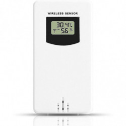 Accessoires de station météorologique, capteur sans fil Sonde Moniteur de température Capteur de remplacement [...]